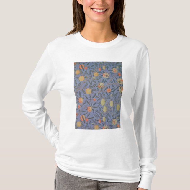 T-shirts Fruit ou "Pomegranate azul (Frente)