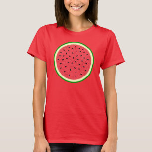 T-shirts Fruta de Verão com Fatia de Água