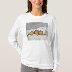 T-shirts Fruta em um pano, c.1890 de Paul Cezanne  