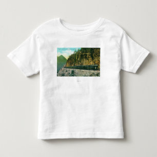 T-shirts Fuga ao norte do ponto rochoso, da passagem branca