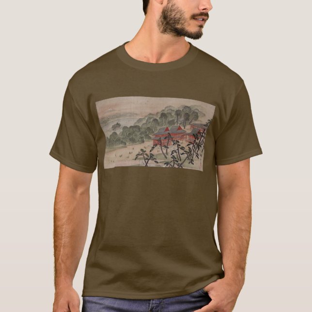 T-shirts Fūkeiga - Ando Hiroshige (Frente)