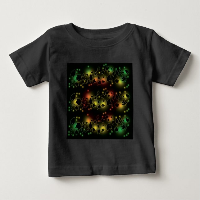 T-shirts Fulgor do folhagem de outono (Frente)