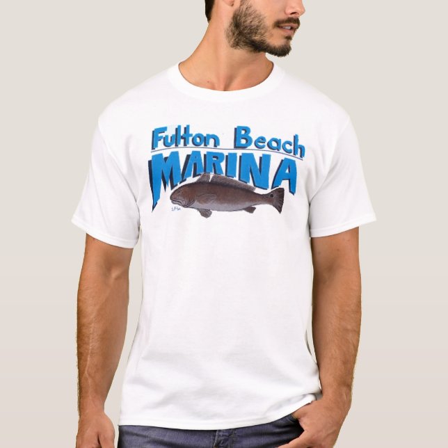 T-SHIRTS FULTON BEACH MARINA (Frente)