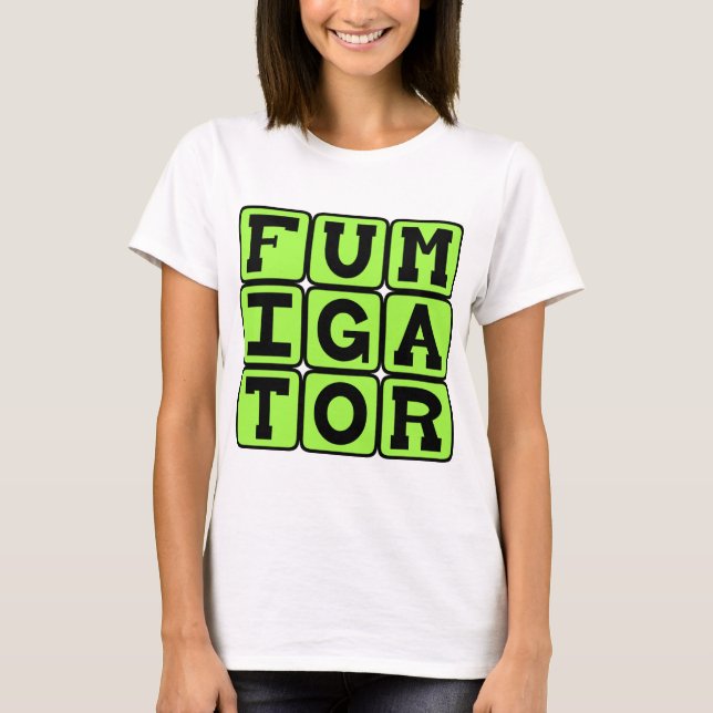 T-shirts Fumigador, Eliminador de Insetos (Frente)