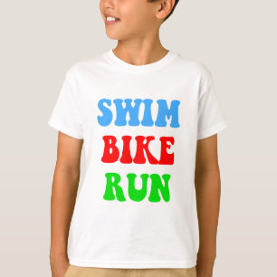 T-shirts Funcionamento da bicicleta da natação