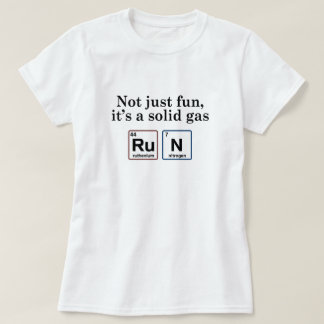 T-shirts Funcionamento de elementos de gás sólido