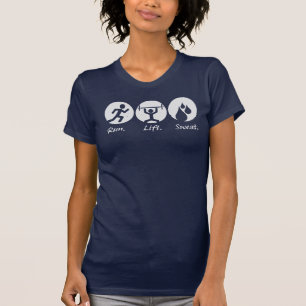 T-shirts Funcionamento. Elevador. Suor. - Obscuridade