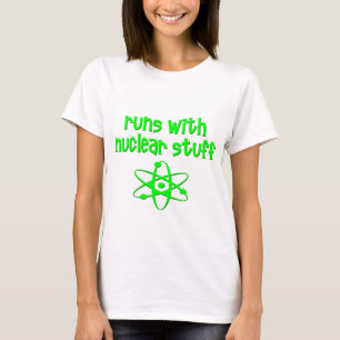 T-shirts Funcionamentos com material nuclear