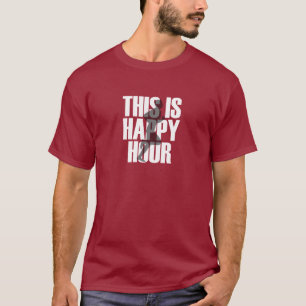 T-shirts Funcionar é happy hour