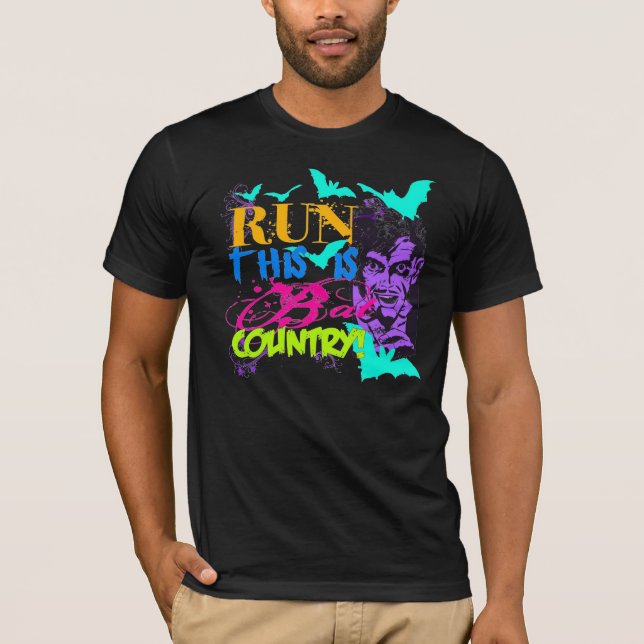 T-shirts funcione isto é país do bastão (Frente)