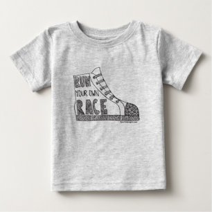 T-shirts Funcione seu próprio Bodysuit orgânico do bebê