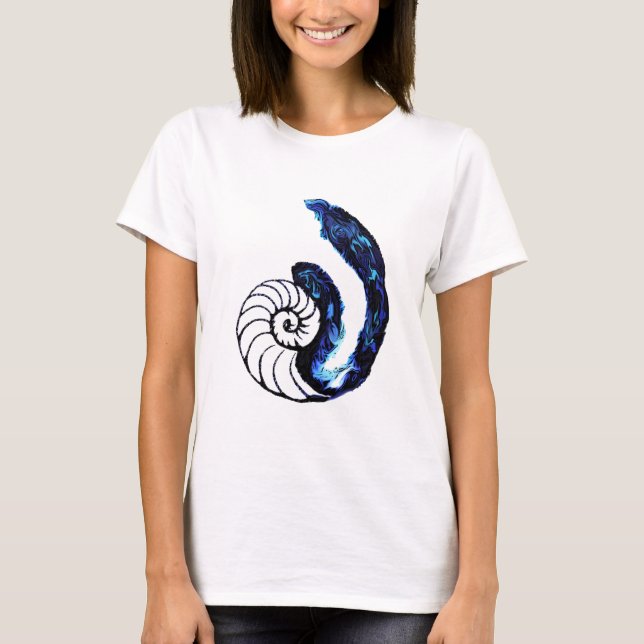 T-shirts Fundo customizável do preto do órfão do tatuagem (Frente)