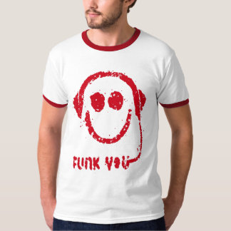 T-shirts Funk você (branco/vermelho)
