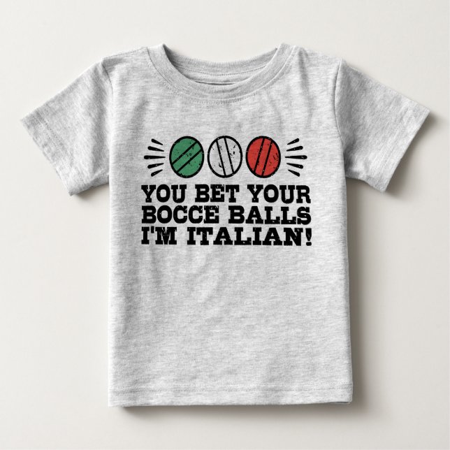T-shirts Funny Bocce Ball (Frente)