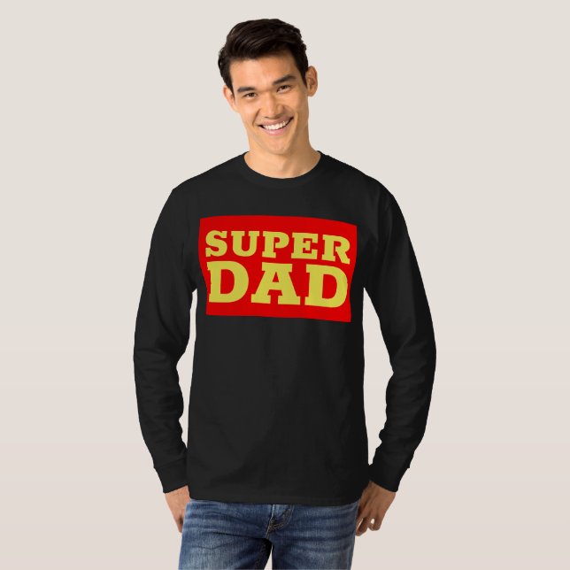 T-SHIRTS FUNNY DO SUPER PAI (Frente Completa)