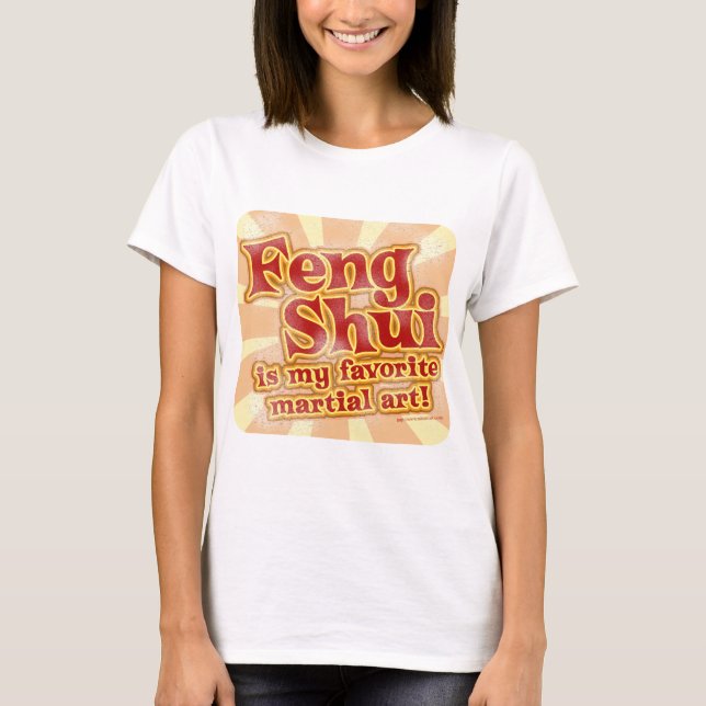 T-shirts Funny Feng Shui Parody Trendy Slogan (Frente)