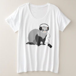 T-shirts Funny Ferret Music Lover
