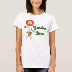 T-shirts Funny Garden Diva