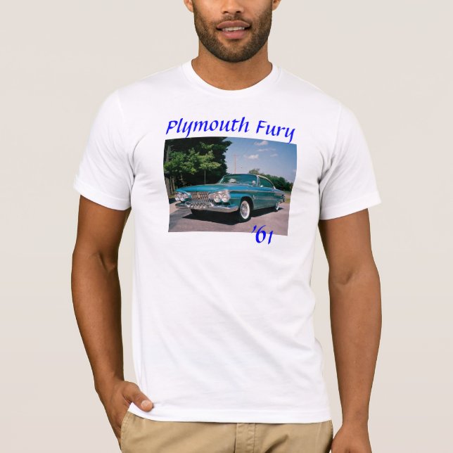 T-shirts Fúria 1961 de Plymouth (Frente)