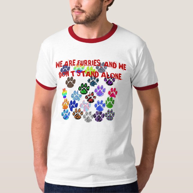 T-SHIRTS FURRIES FAZEM NÃO AUTÔNOMO (Frente)