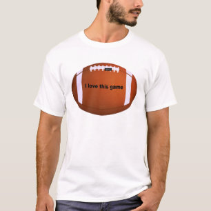 T-shirts Futebol Americano: Eu Adoro Este Jogo