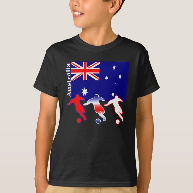 T-shirts Futebol Austrália (Frente)