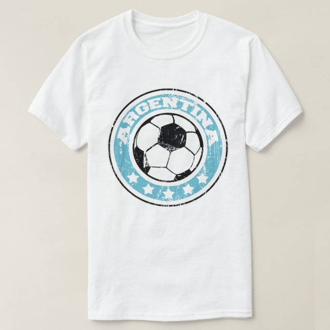 T-shirts Futebol de Argentina (Frente do Design)