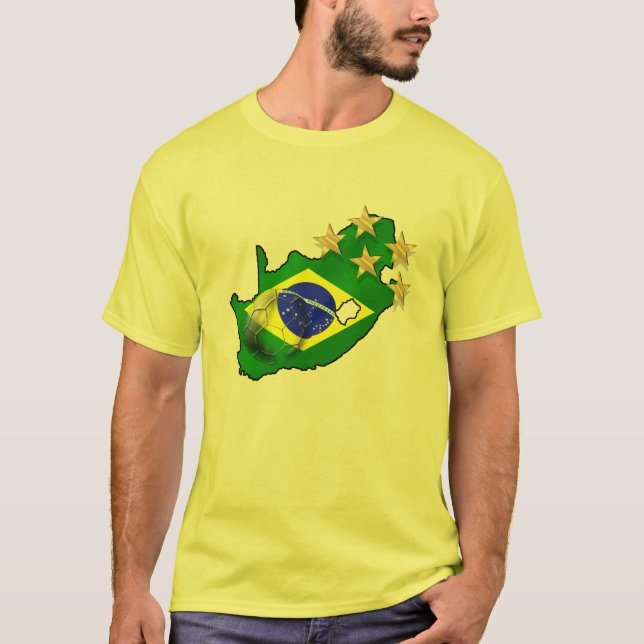 T-shirts Futebol de Brasil (Frente)