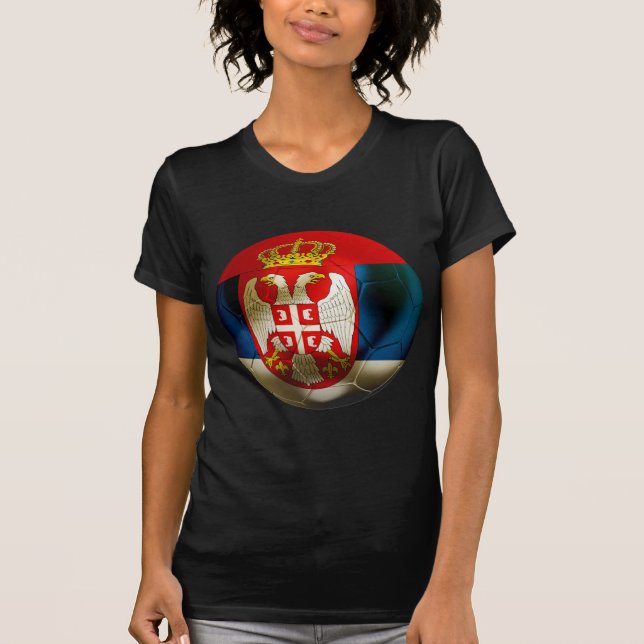 T-shirts Futebol de Serbia (Frente)