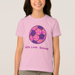 T-shirts Futebol do amor das meninas