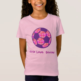 T-shirts Futebol do amor das meninas