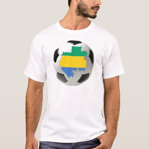 T-shirts Futebol do futebol de Gabon