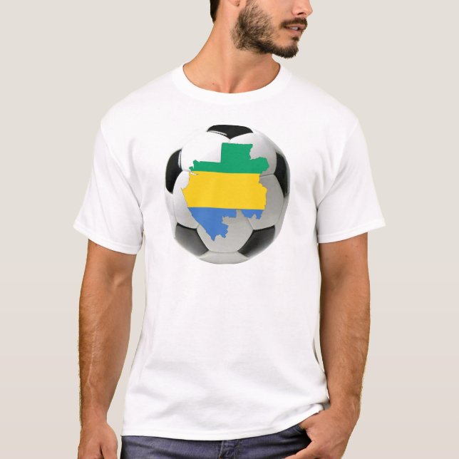T-shirts Futebol do futebol de Gabon (Frente)