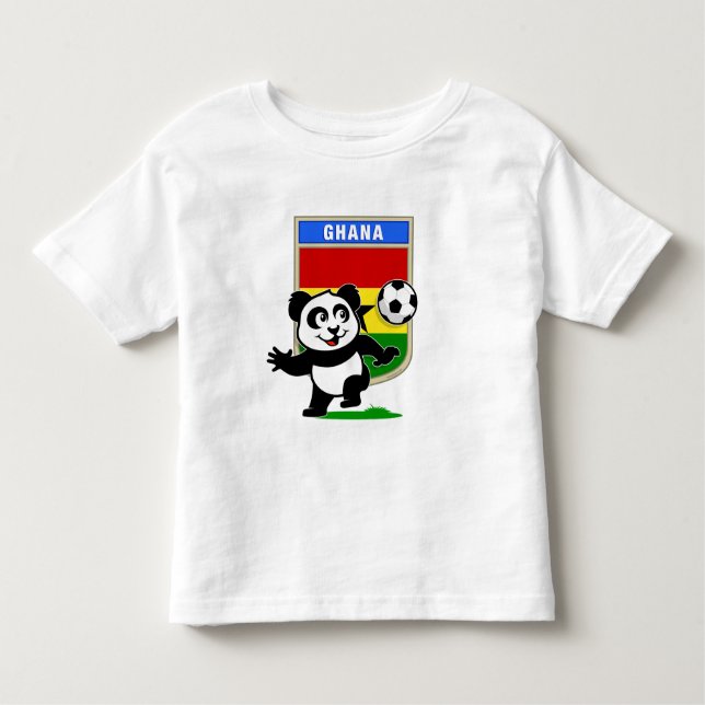 T-shirts Futebol do Gana Panda (Frente)