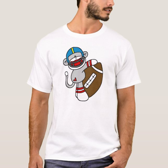 T-shirts Futebol do macaco da peúga (Frente)