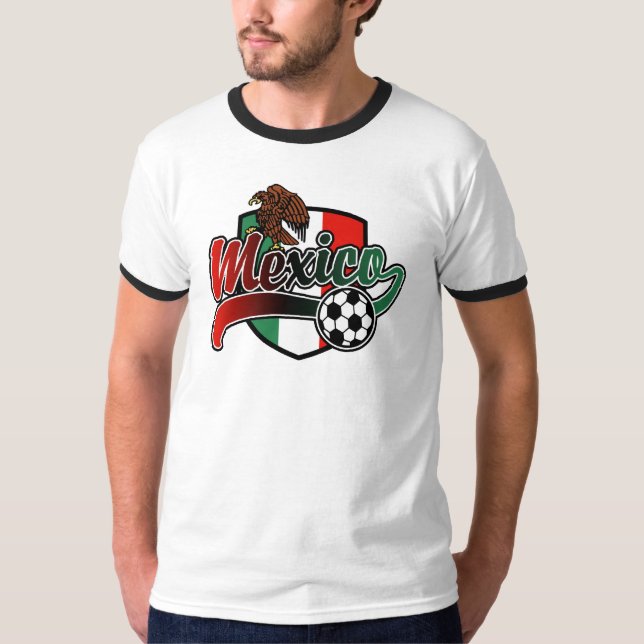 T-shirts Futebol do México (Frente)
