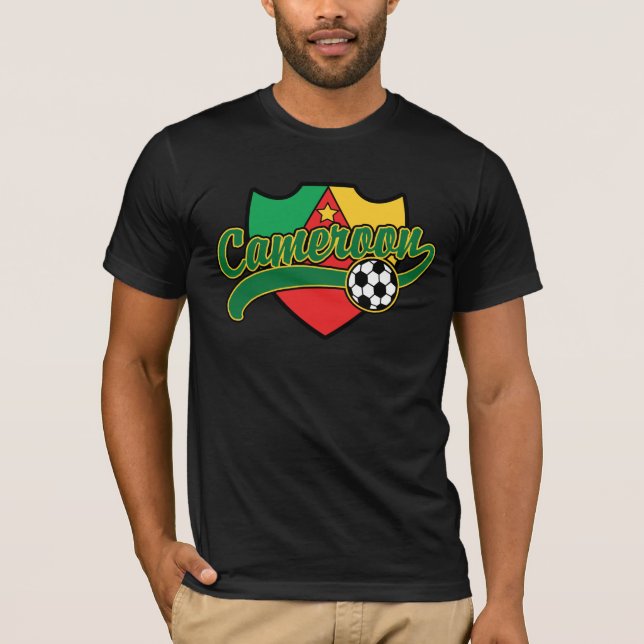 T-shirts Futebol dos Camarões (Frente)
