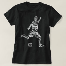 T-shirts Futebol Em Diferentes Línguas