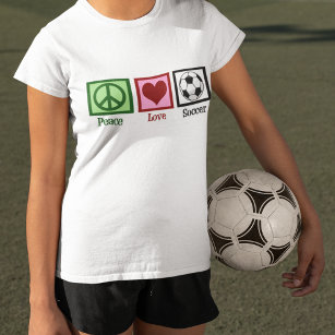T-shirts Futebol feminino de paz
