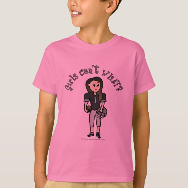 T-shirts Futebol preto claro (Frente)