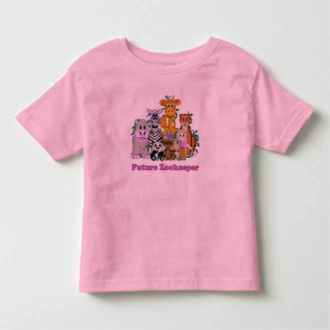 T-shirts Futura Menina Zookeeper (Frente)