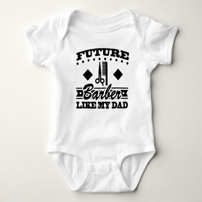 T-SHIRTS FUTURO BARBER COMO MEU PAI (Frente)