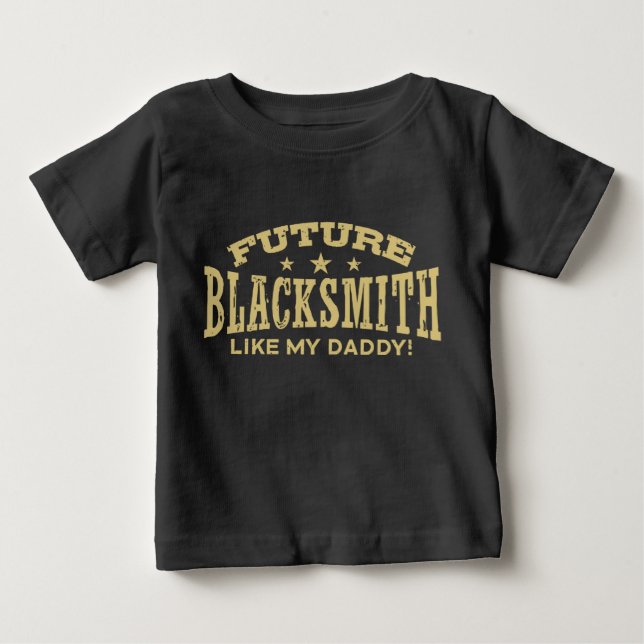 T-shirts Futuro Blacksmith Como Meu Pai (Frente)