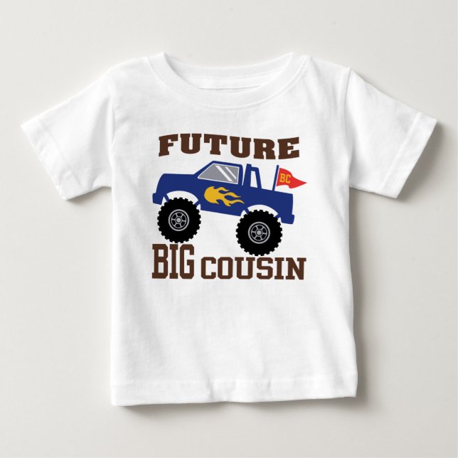 T-shirts Futuro Caminhão Monstro do Primo Grande (Frente)