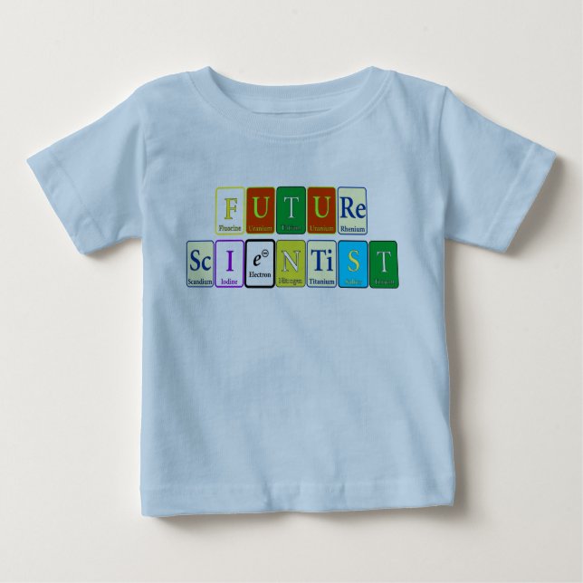 T-shirts Futuro Cientista Romper (Frente)