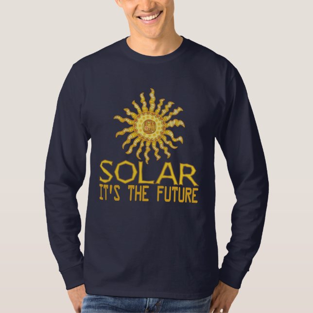 T-shirts Futuro da energia solar (Frente)