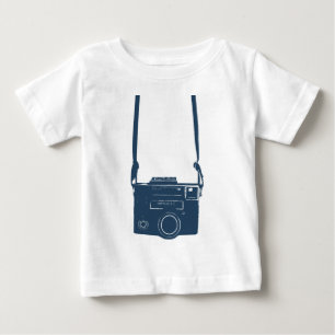 T-shirts Futuro Fotógrafo Criança Câmera Orgânica