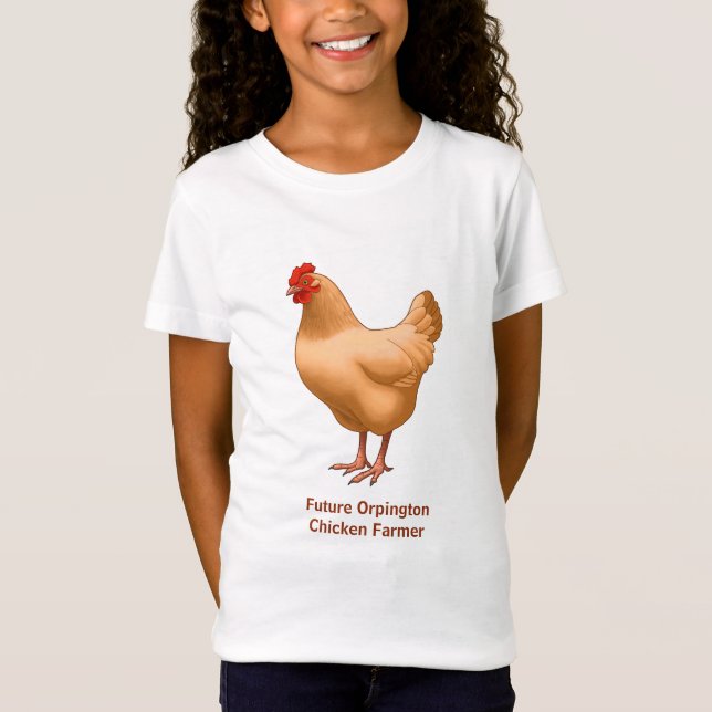 T-shirts Futuro Frigorífico de Frango Orpington (Frente)