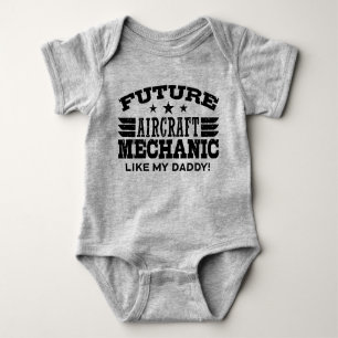 T-shirts Futuro Mecânico Da Aeronave Como Meu Pai