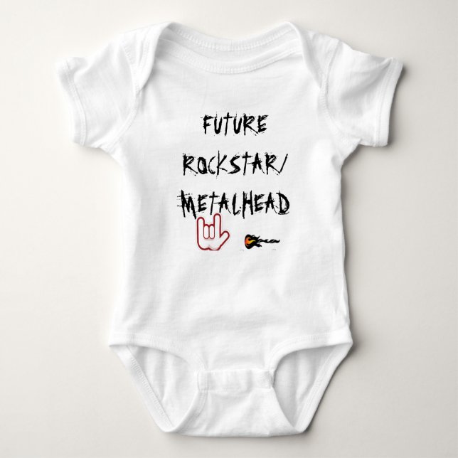 T-SHIRTS FUTURO ROCKSTAR/METALHEAD (Frente)